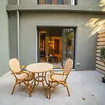 Apartment With Private Terrace Steps From Metro